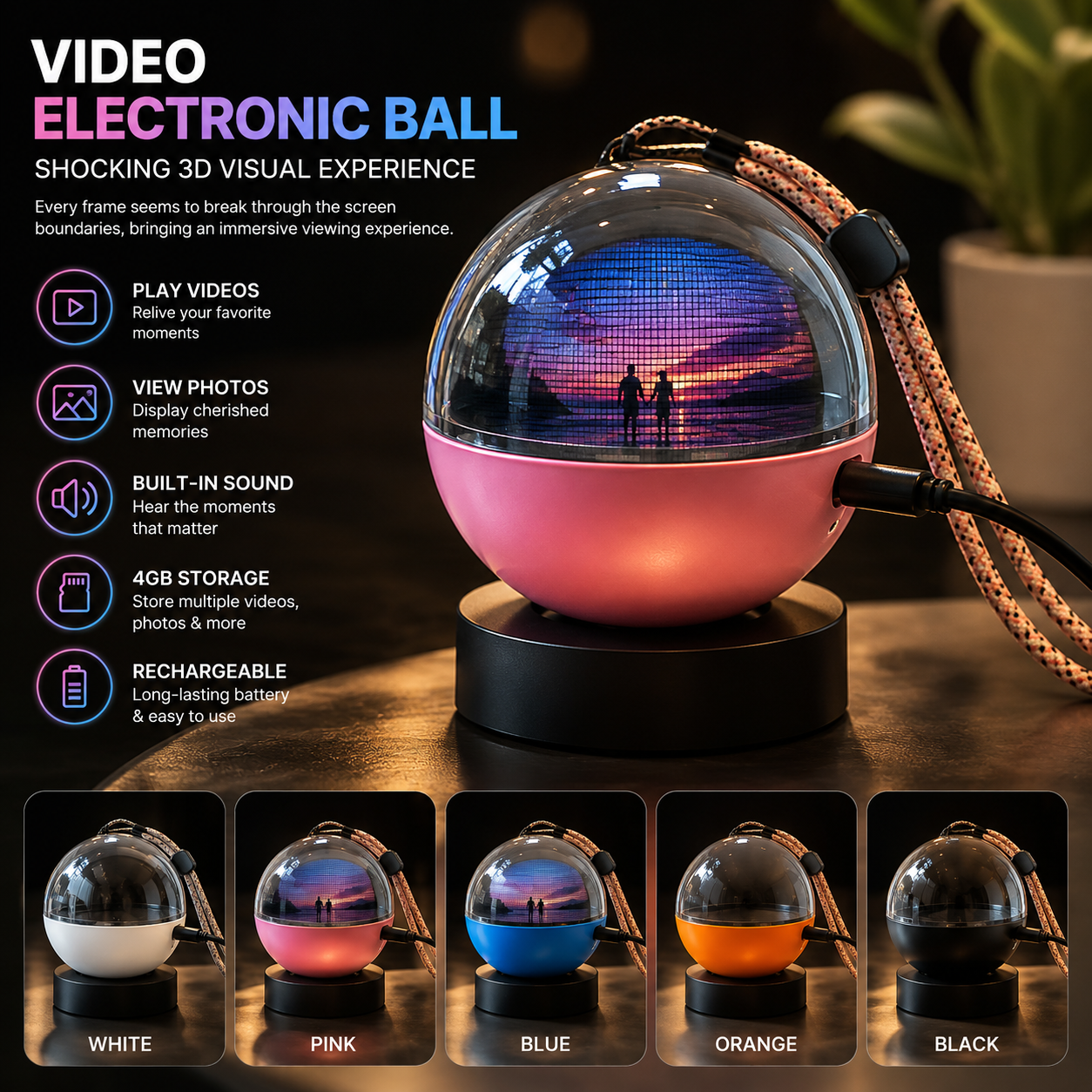 MemoryOrb™ 3D Memory Sphere
